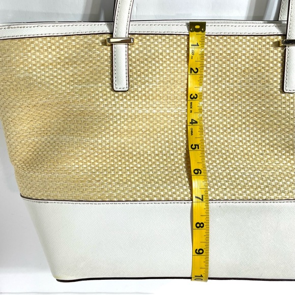 Kate Spade ♠️ Cedar Street Straw Mini Harmony Daisy Satchel - Picture 14 of 16